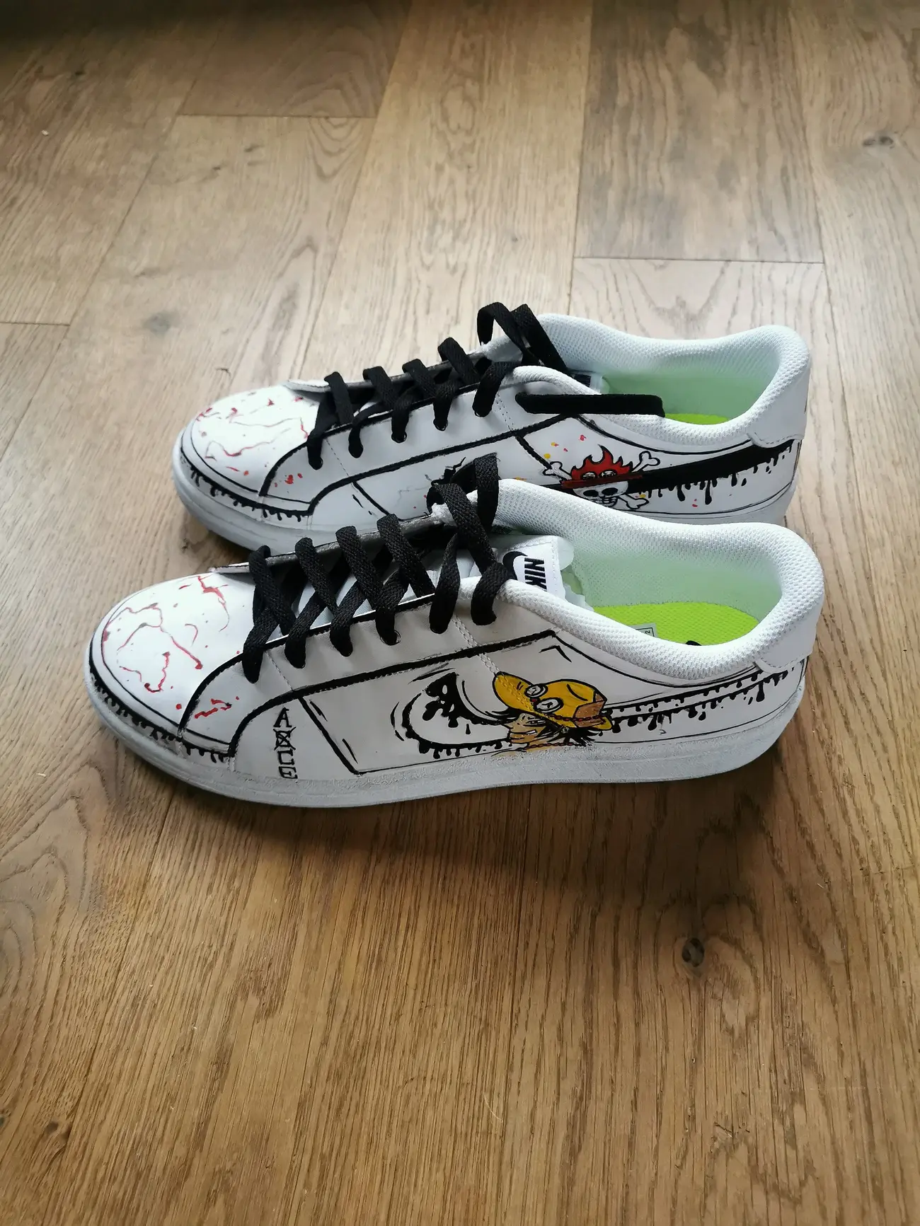 Chaussures One Piece custom - univers manga
